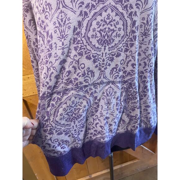 Women's Reversible Medium Lightweight Hoodie Purple - Picture 4 of 9